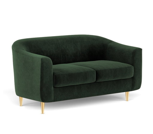Perfektes grünes Samt 2 Sitzer Sofa