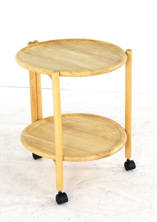 Trolley met losse dienbladen attr. Jens Quistgaard vintage
