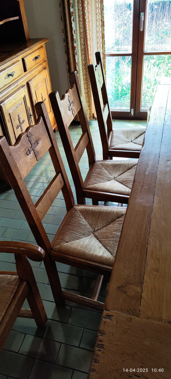 Image 1 of Rustic Solid Dining Room Set