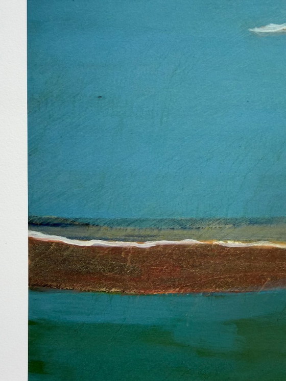 Image 1 of Gideon Appah, Nuotatore (2023), Numerato 12/75 e firmato a mano dall'artista, stampato a Londra, Regno Unito