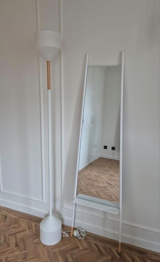 ZUIVER vloerlamp Torch + Spiegel (set)