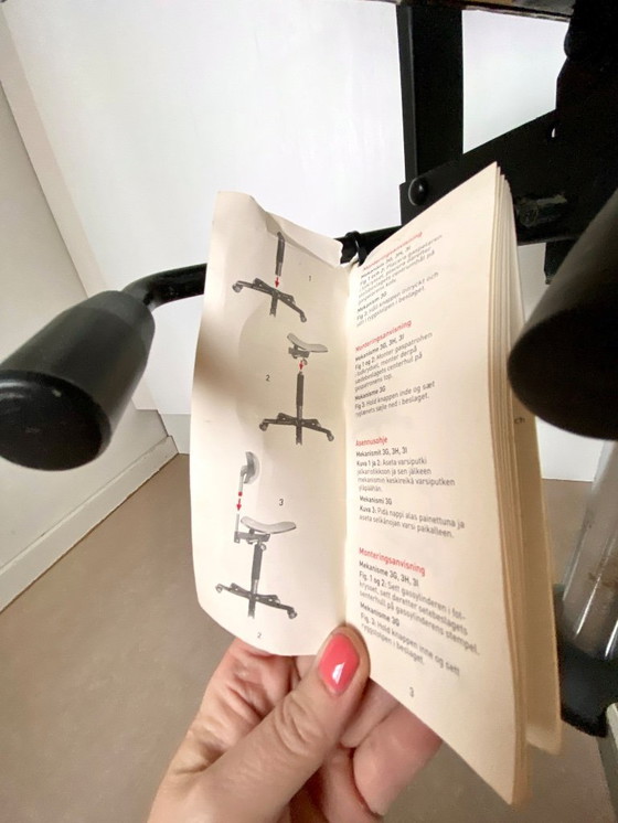 Image 1 of Sedia ergonomica da ufficio/sgabello a sella RH Support 4501