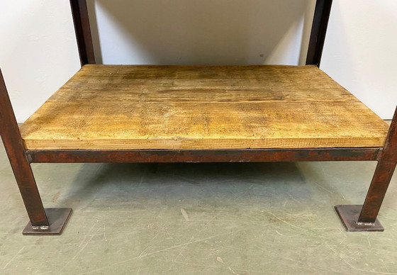 Image 1 of Red Industrial Coffee Table, 1960s