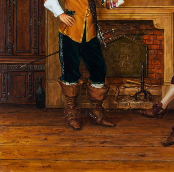 Original Oil Painting Ring of Athos - Based on A. Dumas's "The Three Musketeers" – Paintings & Drawings (photo 6 of 7)