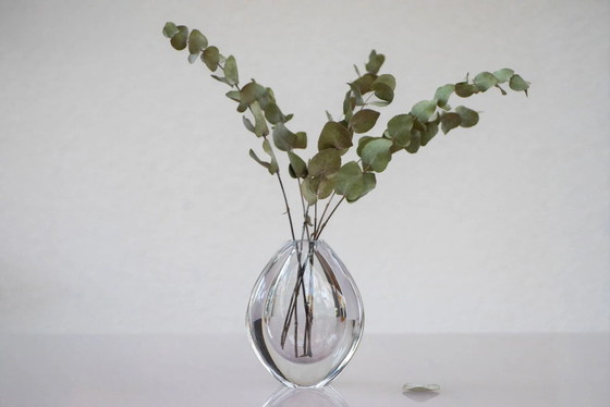 Image 1 of Crystal Lucid Drop Glass Vases by Sven Palmqvist for Orrefors, Sweden, 1950s, set of 3