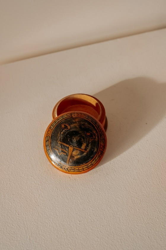 Image 1 of Boîte à bijoux avec le signe astrologique de la Balance