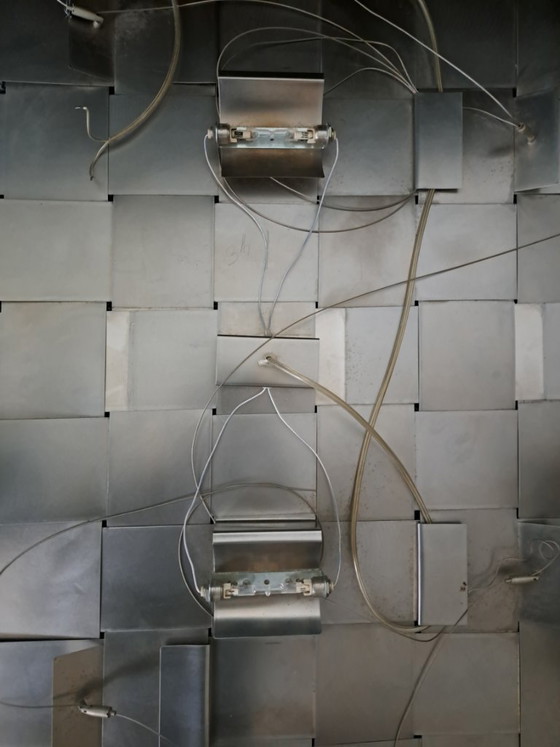 Magnifique lampe design de la marque The Wave – Plafonniers, rvs (photo 4 of 5)