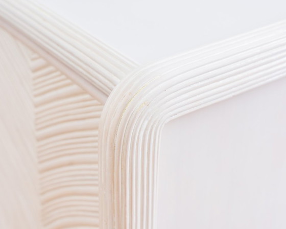 Image 1 of Mid-Century Sideboard Pencil Reed / Reed Rods, Coastal Design 80s.