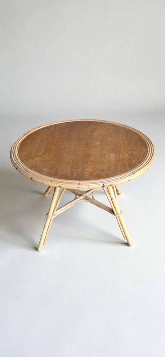 4 poltrone in rattan "a conchiglia" degli anni '60 – Sedie da giardino, Wicker, Mid Century Modern (photo 11 of 12)