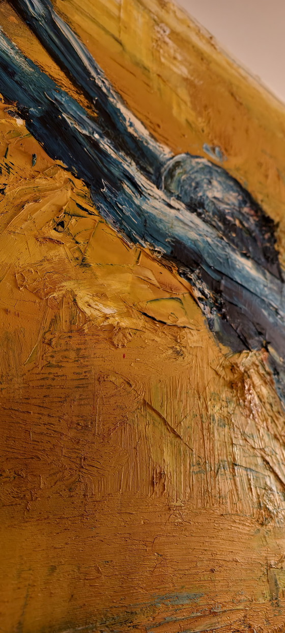 Image 1 of Vintage Monumentales Originalgemälde Quo Vadis XVIII 140x120cm / Monumental Original Painting Contemporary Expressionism