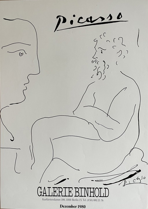 Pablo Picasso (1881-1973), Galerie Binhold Berlijn, 1980, Gedrukt in Duitsland