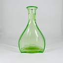 Vintage Uranium Glass Carafe / Decanter 0.5 l – Green UV-Active Glass