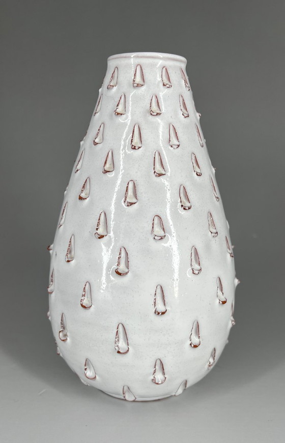 Image 1 of Vase aus Hallstatt-Keramik (gestempelt „Hallstatt Austria“) – Gudrun Baudisch-Wittke zugeschrieben – 1950er Jahre