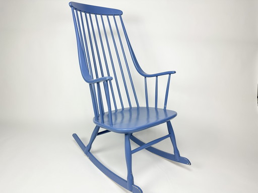Sedia a dondolo vintage anni '60 "Grandessa" di Lena Larsson per Nesto