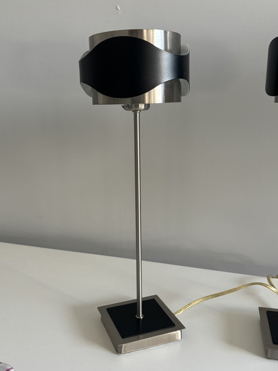 Image 1 of Set of 2 Vintage EGLO "Catwalk" Table Lamps – Postmodern Design (80s/90s)