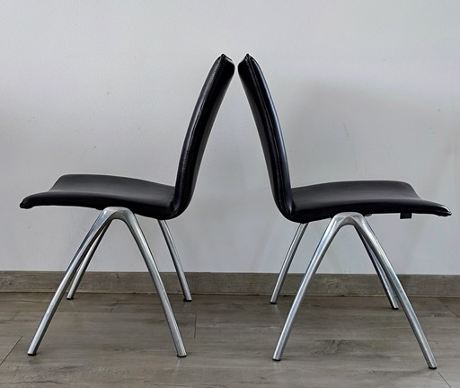 2x Leolux Natello marrone scuro