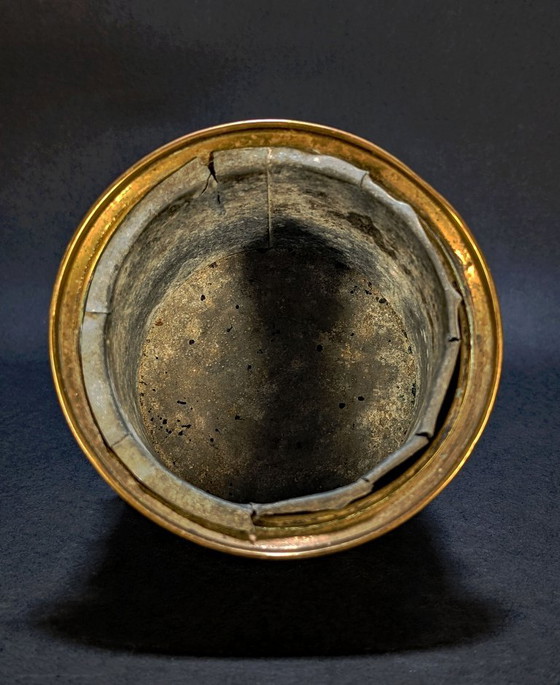 Small Brass Plant Pot Napoleon III – Metal (photo 4 of 8)