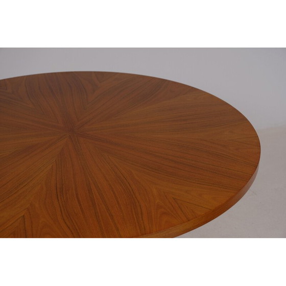 Image 1 of Round vintage dining table for 6 people, rosewood by Kondor Mobel Perfektion, 1970