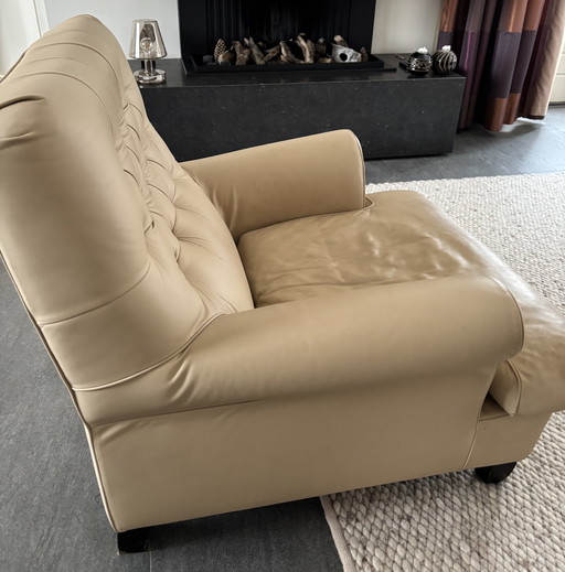 Sillón de cuero Primacasa Italia