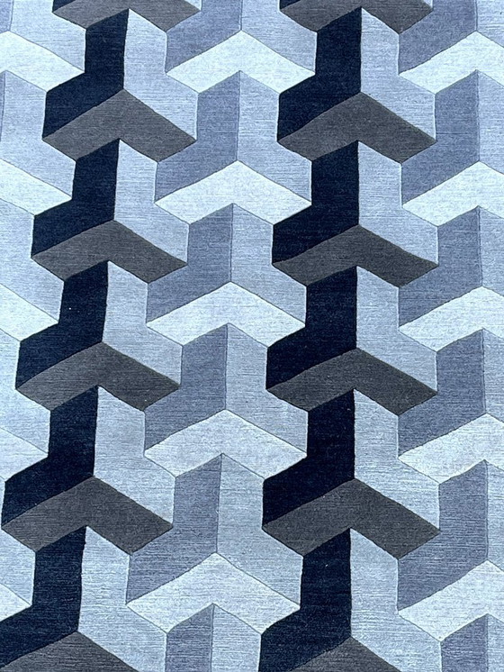 Image 1 of Verner Panton Handgewebte Wolle Teppich YPSILON Hersteller Designers Carpet