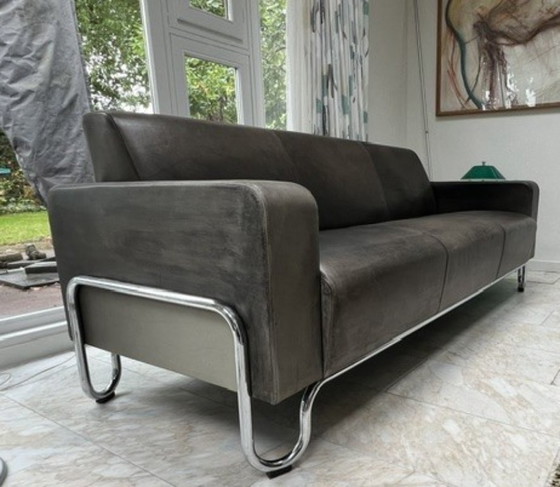 Divano Gispen 441 B3 – Divani 3 posti, Metal, Leather (photo 4 of 6)