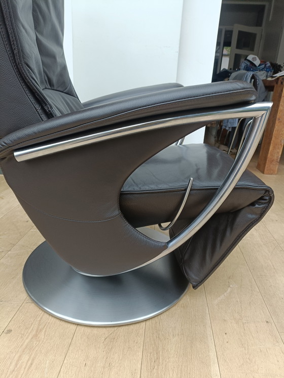 Fauteuil inclinable de premier plan – Prominent, Fauteuils de relaxation, Aluminium, Leather (photo 5 of 16)