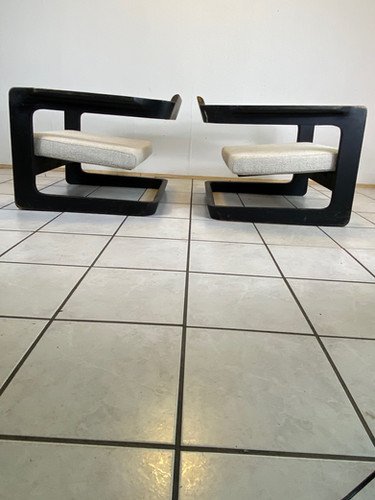 Sillones Cantilever Lounge sling cube easy Chair extremadamente raros Lou Hodges – fauteuils (photo 2 of 38)