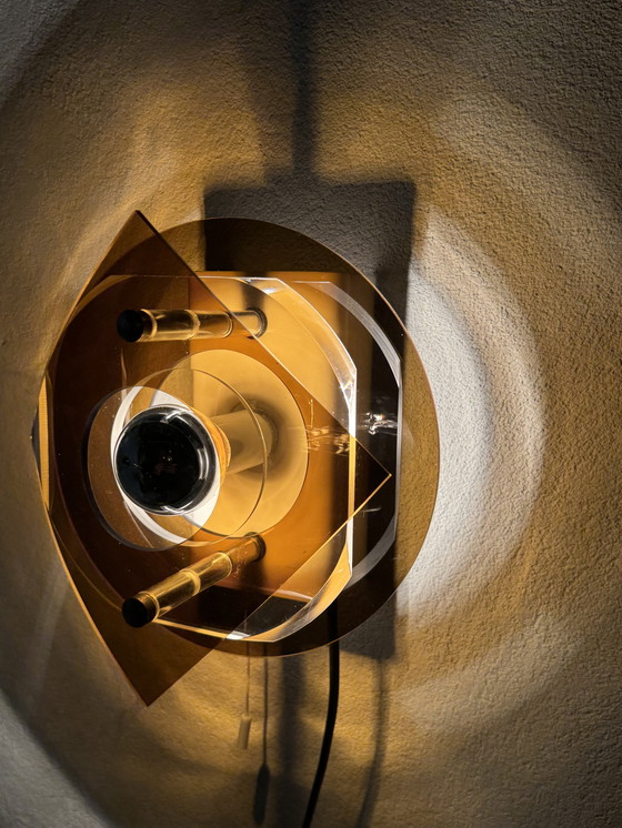 Image 1 of Herda Space Age Wall Lamp 1970s