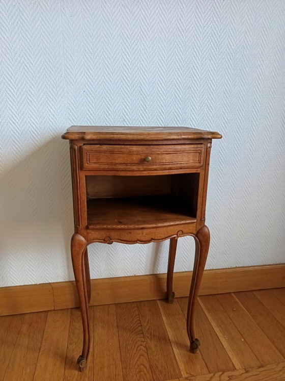 Louis XV Style Bedside Table – Wood (photo 4 of 14)