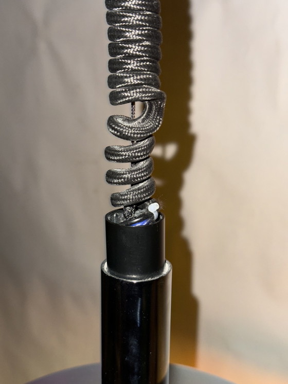 Image 1 of Vintage oranje Dijkstra bloem hanglamp uit de jaren 70 met een futuristisch design.