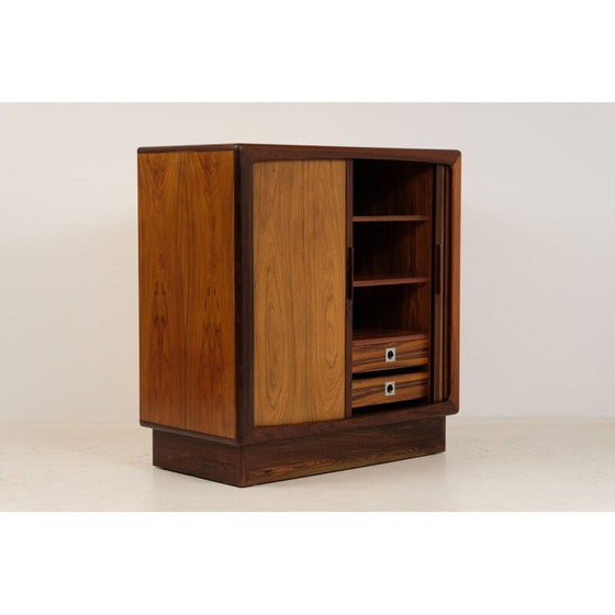 Image 1 of Vintage rosewood buffet by H.P. Hansen Mobindustri. Hansen Mobelindustri, 1970