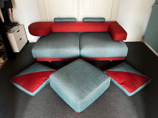 Divano e pouf Felicerossie modello E05