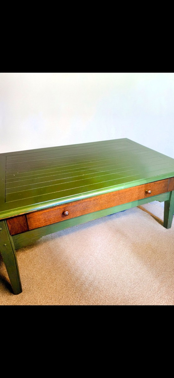 Image 1 of Vintage Rustic Farmhouse Coffee Table