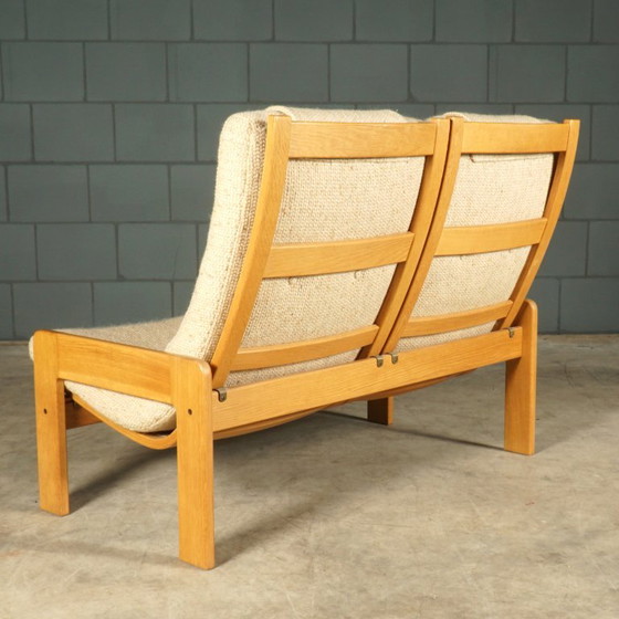 Vintage Tweezitsbank – Yngve Ekström – Swedese – Jaren 60 – Yngve Ekstrom, 2 zitsbanken, Textile (photo 5 of 12)