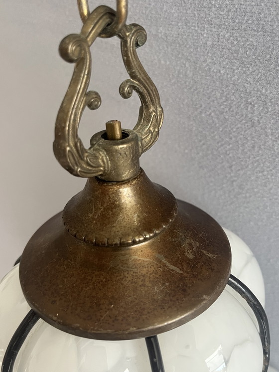 Image 1 of Venetian opaline lamp Murano