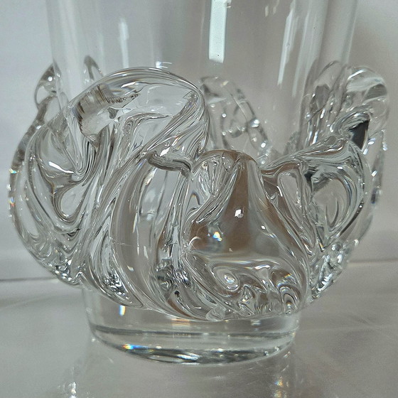 Image 1 of Daum Frankrijk, paar Sirius kristallen lampen, model gemaakt in 1952