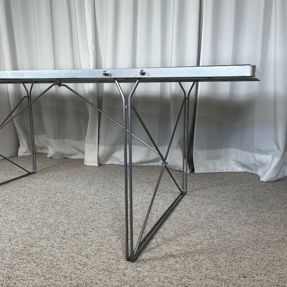 Dining table / desk "Moment" by Niels Gammelgaard, Ikea, 1990 – Glass (photo 3 of 17)