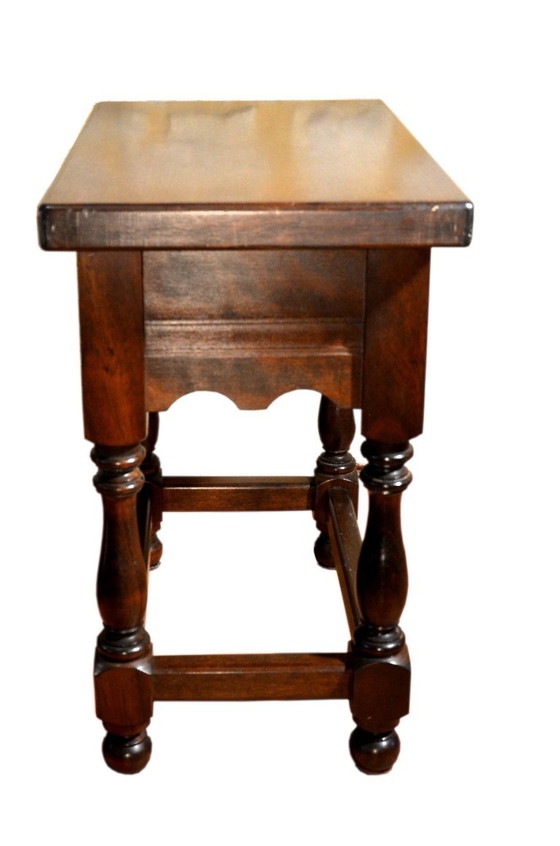 Solid Oak Bedside Table, W59xD37xH57cm – Nightstands, Wood (photo 5 of 9)