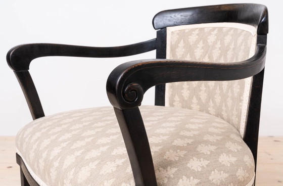 Image 1 of Set of 2 Biedermeier Armchairs in Rustic, Countryside Style, Austria, circa 1850