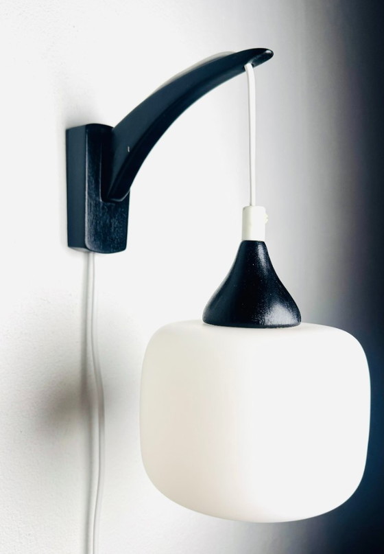 Image 1 of Ensemble d'appliques à un bras par Uno & Östen Kristiansson pour Luxus, Suède, 1960