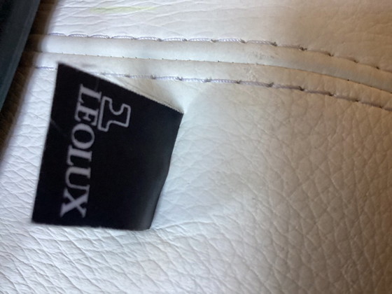 Fauteuil en cuir Leolux Gisa, Leolux Gisa fauteuil, Blanc, Modern (photo 12 sur 14)