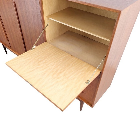 Original Midcentury Cabinet Heinrich Riestenpatt Teak High Boards – Wood (photo 18 of 24)