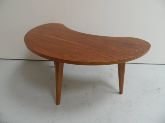 Mid Century maanvormige salontafel – Hout (photo 11 of 11)