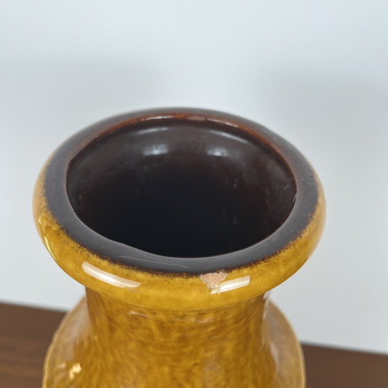 Image 1 of West Germany Yellow "Reptile" Vase, Europa