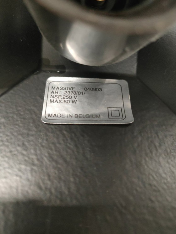 Image 1 of Massive lantern pendant lamp with amber ribbed glass