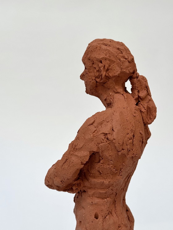 Image 1 of Terracotta Sculpture of a Man - Yolande Ide (1930)