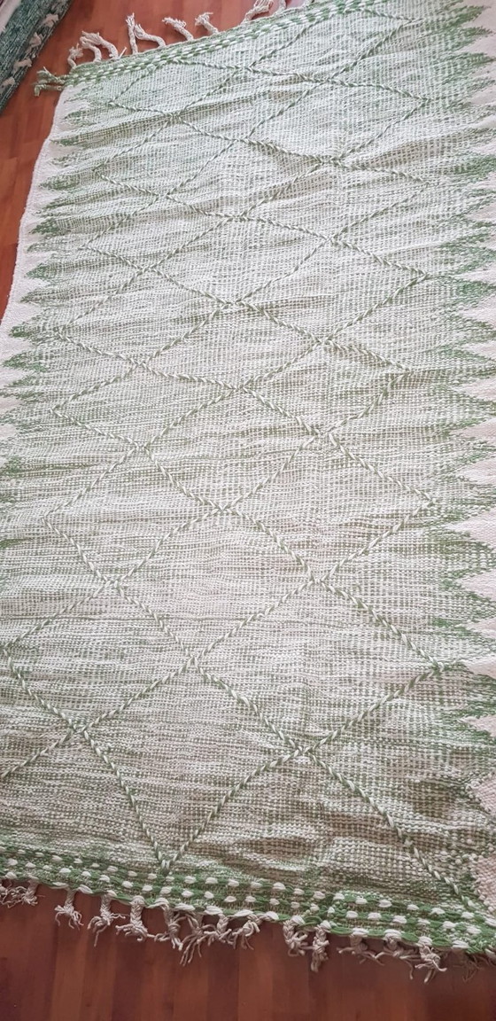 Image 1 of Handgeknoopt Berber kleed wol 247x144