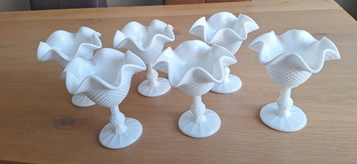 
Vintage Fenton milk glass