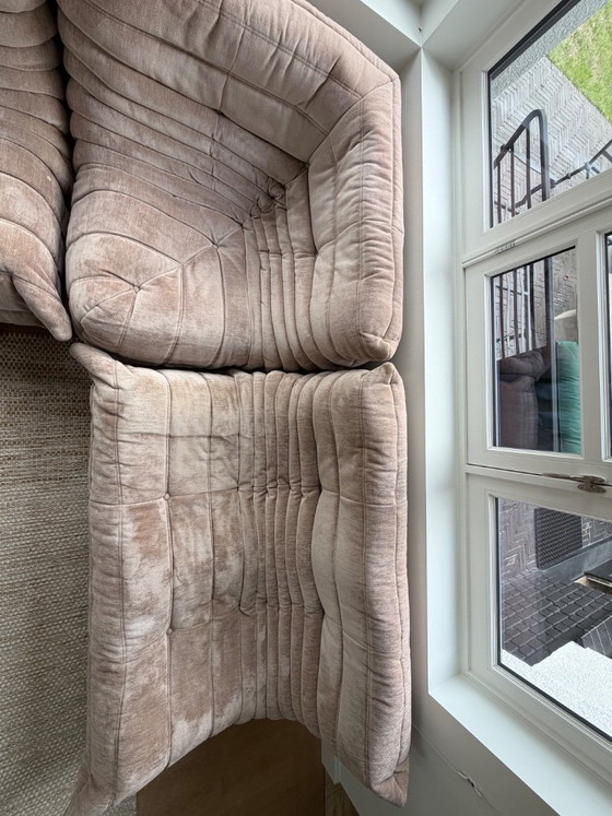 Togo Ligne Roset tissu Laba-Marron glacé – Sofas, Textile (photo 6 of 6)