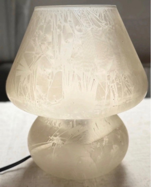 Immaculate vintage mushroom lamp from the 80s